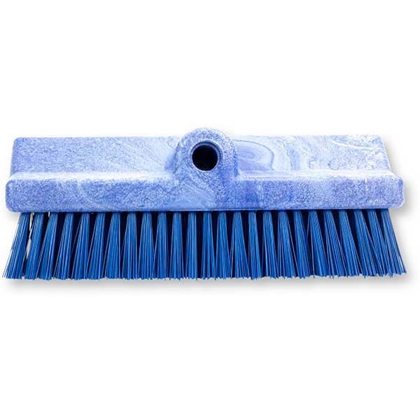 Carlisle 40423EC14 Sparta 10" Floor Scrub Brush Head, Blue