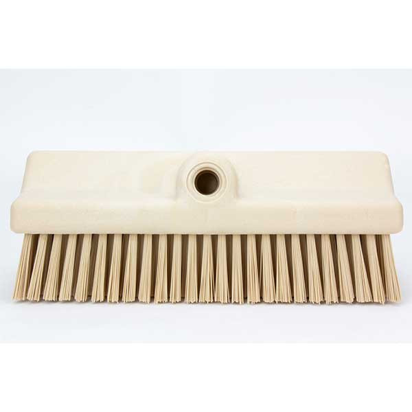 Carlisle 40423EC25 Sparta 10" Floor Scrub Brush Head, Tan
