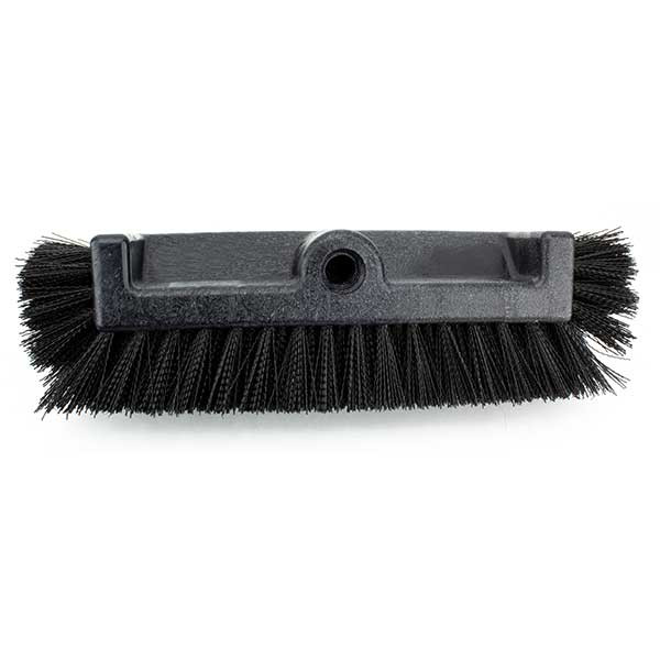Carlisle 40422EC03 Sparta 12" Floor Scrub Brush Head, End Bristles, Black