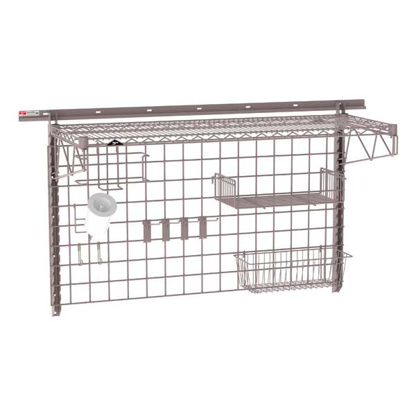 Metro SW-1848K4-30-PREP SmartWall 48" x 18" Wall Shelving Food Prep Kit