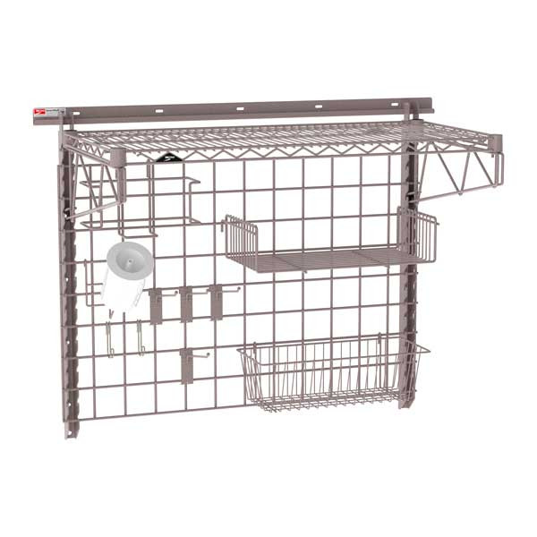 Metro SW-1836K4-30-PREP SmartWall 36" x 18" Wall Shelving Food Prep Kit