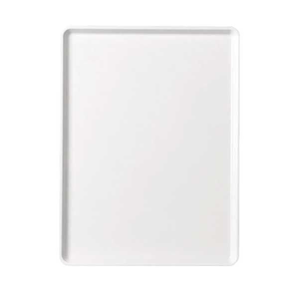 Cambro 1216D148 16" x 12" Dietary Tray, Fiberglass, White