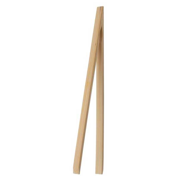 HIC 4042 12" Kitchen Toast Tongs, Bamboo