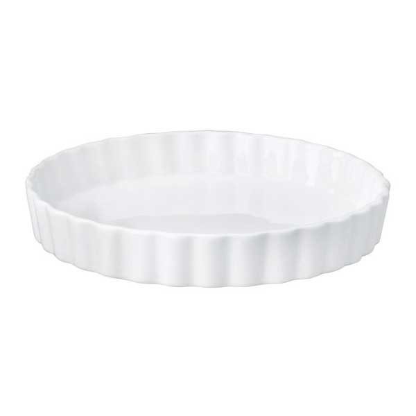 HIC 98015 8" Quiche Mold, Porcelain