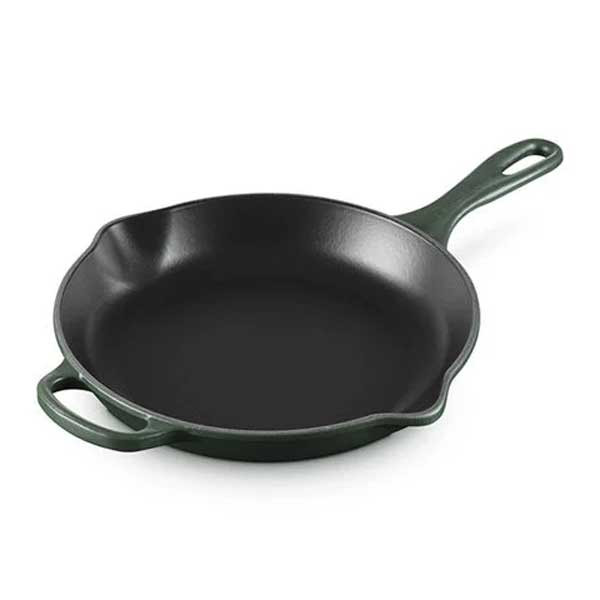 Le Creuset 20182026098001 Signature 10-1/4" Skillet, Enameled Cast Iron, Foret