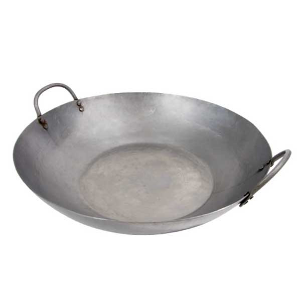 Town 34804 14" Cantonese Wok, Carbon Steel