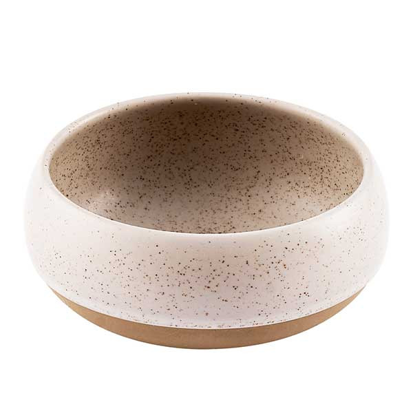 Churchill SEBWEM161 Emerge 16 oz. Deep Bowl, Stoneware, Speckled White
