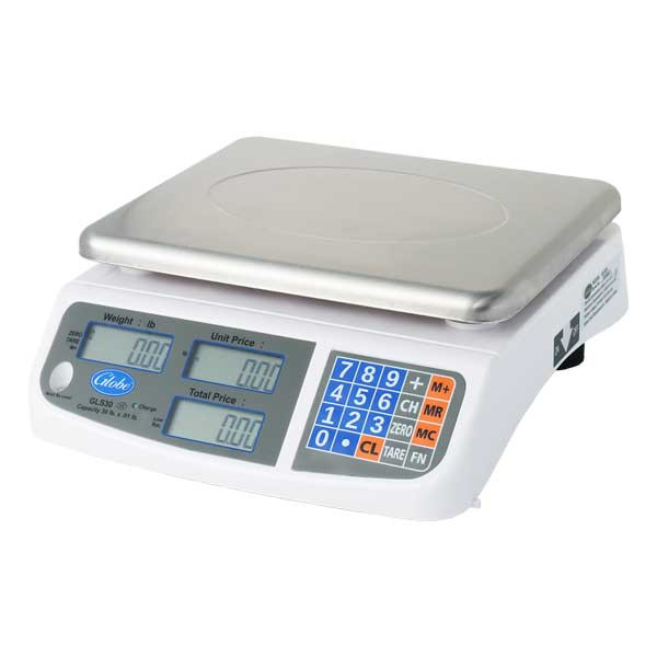 Globe GLS30 30 lb. Digital Price Computing Scale, Legal for Trade, 115V