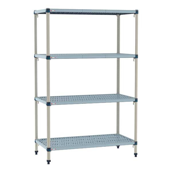 Metro MQ-2436G-74-S4 MetroMax Q 36" x 24" x 74"H 4-Tier Shelving Unit