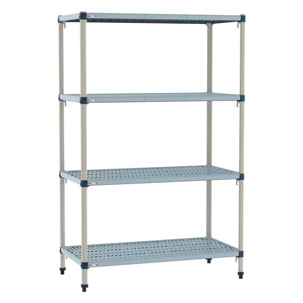 Metro MQ-2448G-74-S4 MetroMax Q 48" x 24" x 74"H 4-Tier Shelving Unit