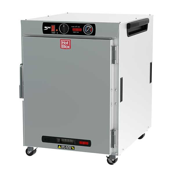 Metro HBCW8-AS-UC HotBlox 8-Pan Undercounter Insulated Holding Cabinet, Solid Door, 120V