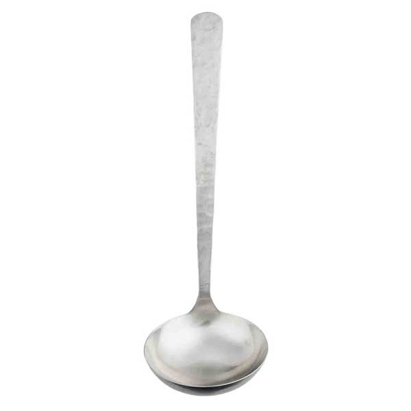 Tablecraft 12981 Solaire 12" 4 oz. Ladle, Stainless Steel
