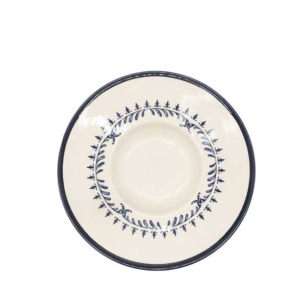 Cardinal FQ117 Maria Portugal Terracota Vila Flor 8-1/4" 4 oz. Risotto Plate, Stoneware - 6/Case