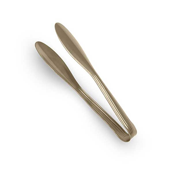 American Metalcraft CWVT6 Wavy 6" Serving Tongs, Champagne