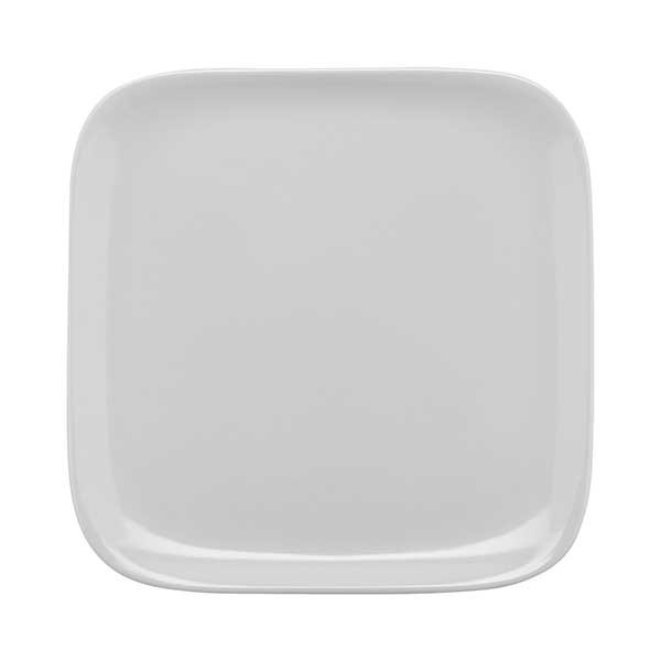 GET CS-6115-W Siciliano 5" Square Coupe Plate, Melamine, White - 48/Case