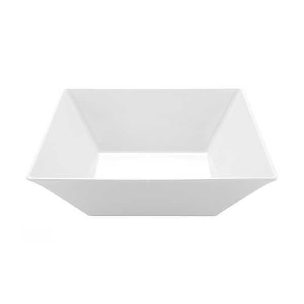 GET ML-249-W Siciliano 12.8 qt. Square Bowl, Melamine, White