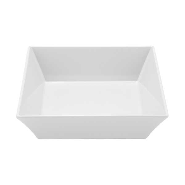 GET ML-281-W Siciliano 2.3 qt. Square Bowl, Melamine, White