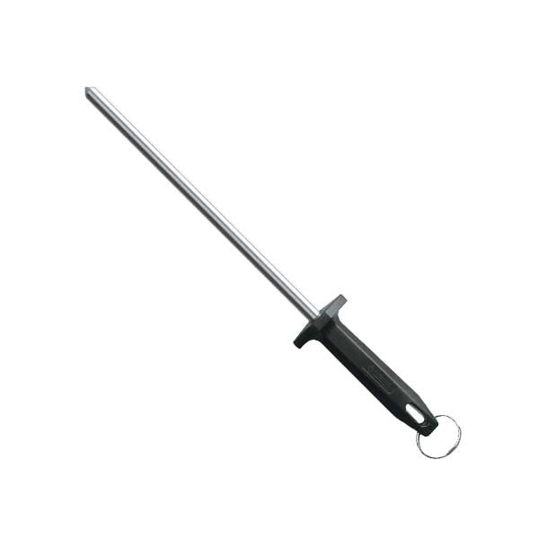 Mundial 5540-10E PR RF 10" Round Sharpening Steel, Black