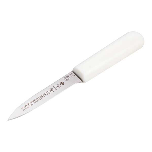 Mundial W5601-3 1/4 5600 Series 3-1/4" Chef's Style Paring Knife, White