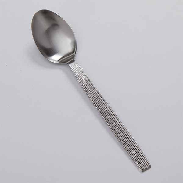 American Metalcraft WVASP Wavy Aged 13-1/4" Solid Serving Spoon, Stainless Steel