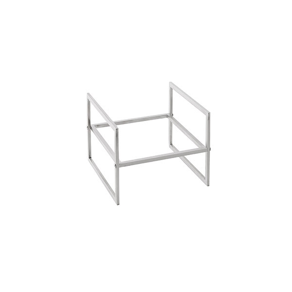 American Metalcraft SRT1 Modular 7-5/8"H Single-Tier Buffet Display Riser, Stainless Steel