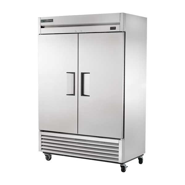 True T-49F-HC T-Series Two-Section Reach-In Freezer, 2 Solid Doors