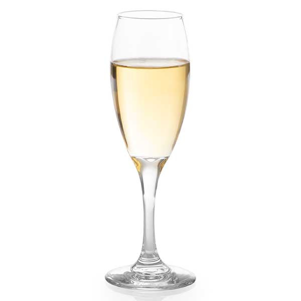 Libbey 3996 Teardrop 5.75 oz. Flute Glass 