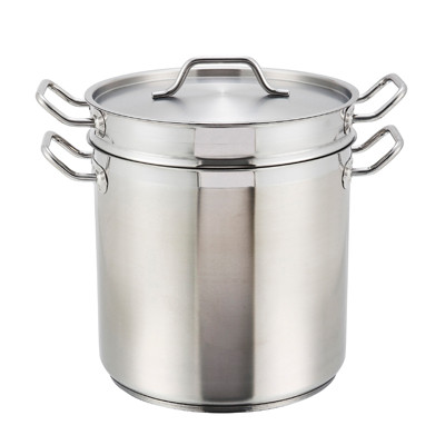 Winco SSDB-12 12 qt. Double Boiler, Stainless Steel