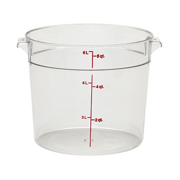Cambro RFSCW6135 Camwear 6 Qt. Storage Container