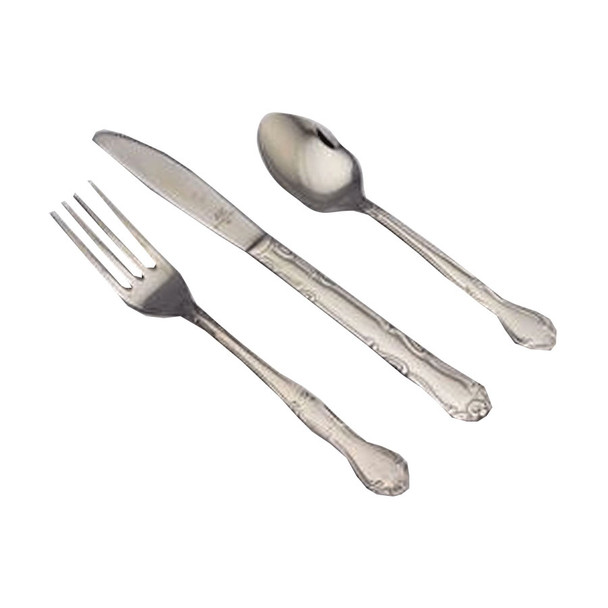 ABC FLO03 Flora Dessert Spoon with floral pattern on handle