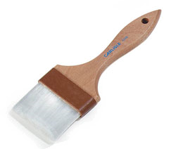Carlisle 4039800 Sparta Chef 3" Wide Pastry Brush, Flat, Wood Handle