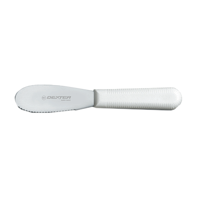 Dexter-Russell 18213 Sani-Safe 3-1/2" Sandwich Spreader, Scalloped