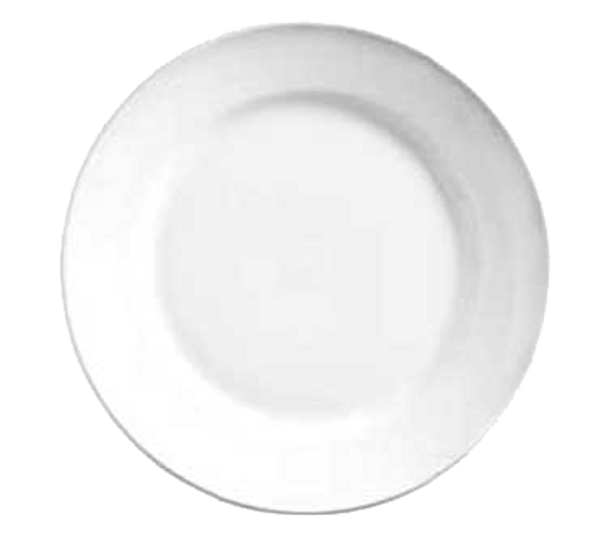 World Tableware 840-438R-10 Porcelana 10 1/2" China Plate - 12/Case