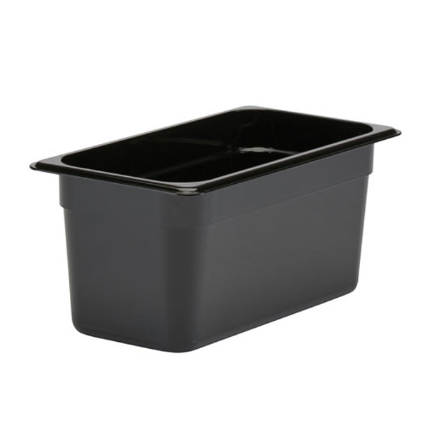 36CW110 - Food Pan, 6" Deep, 1/3 Size, Black