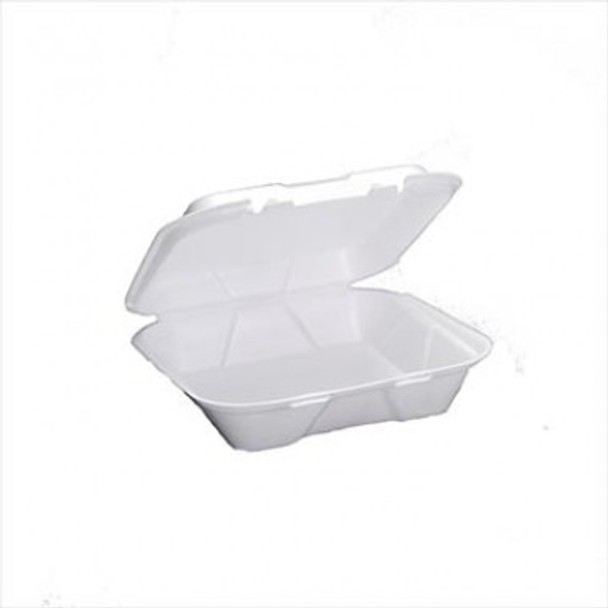 Genpak SN200VW 9" x 9" Hinged Takeout Container - 200/Case