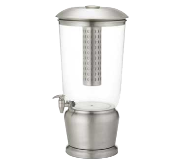 Tablecraft 85 Upscale 5 gal. Beverage Dispenser, Infusion/Ice Chamber, Round