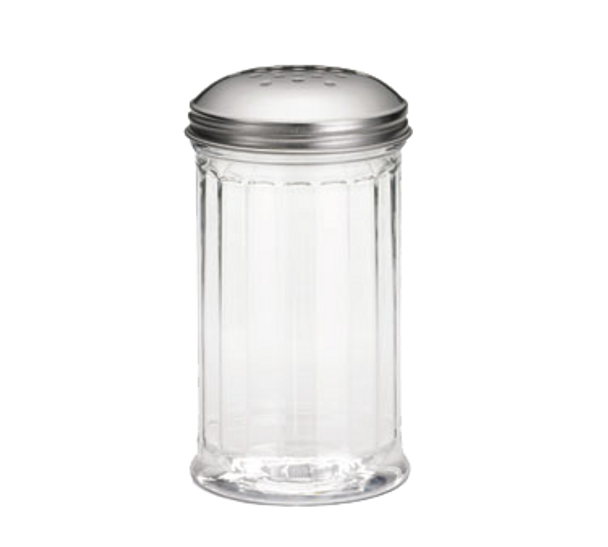 Tablecraft P800 12 oz. Perforated Top Shaker - 24/Case