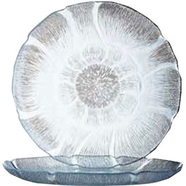 Cardinal J0232 Arcoroc Fleur 7 1/2" Glass Dessert Plate - 36/Case