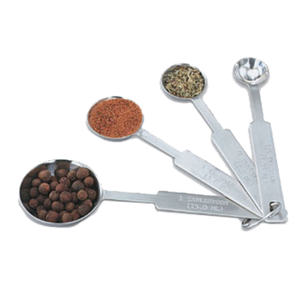 Vollrath 47118 4-Piece Measuring Spoon Set