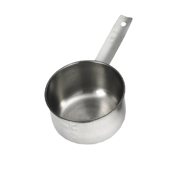 Tablecraft 724D 1 Cup Measuring Cup, Stainless Steel