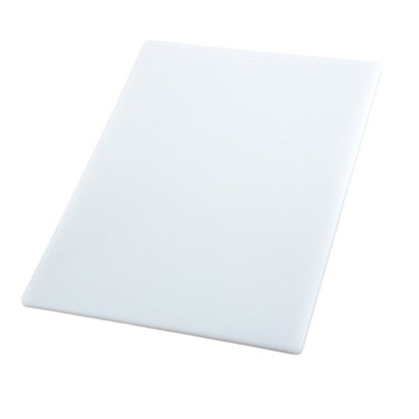 Winco CBWT-610 6" x 10" White Cutting Board