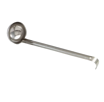Vollrath 46813 3 oz. One-Piece Economy Ladle, Stainless Steel