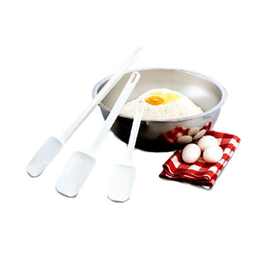 Vollrath 52113 SoftSpoon 13-1/2" Spatula Spoon, Plastic, White