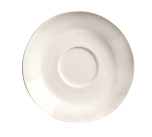 World Tableware BW-1160 Basics Collection 4 1/2" China Espresso Saucer - 36/Case