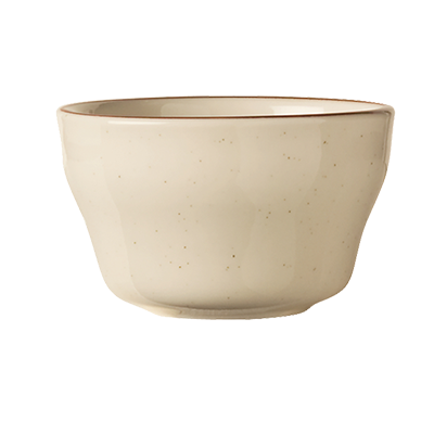 Libbey DSD-4 Classics Desert Sand 7.25 oz. China Bouillon Cup, Stoneware, Cream - 36/Case