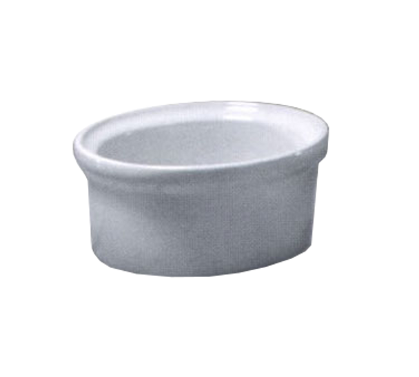 Steelite DCI603W 10 oz. White Ceramic Casserole Dish