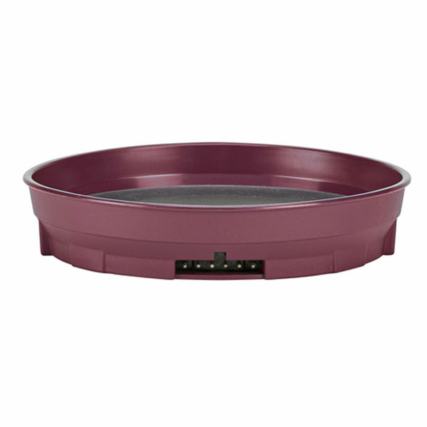 Cambro MDSCDB9487 Camduction Base 9-9/16" x 1-15/16"H, Cranberry