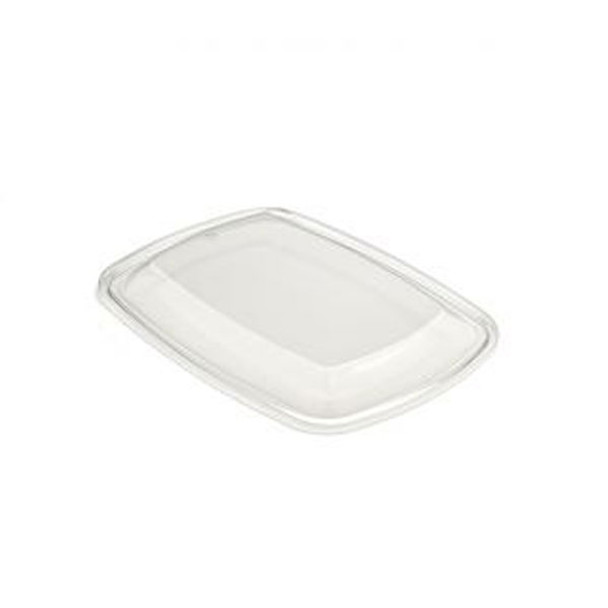 Sabert 52871B300N Hot Collection Clear Dome Lid Only for 20, 30 oz. Small Rectangle Containers