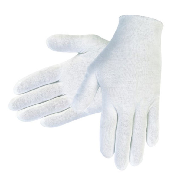 MCR Safety 8600C Large Inspector/Waiter Gloves, White