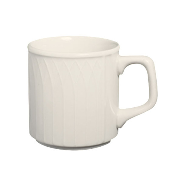 Mug 8oz. Stacking China, White